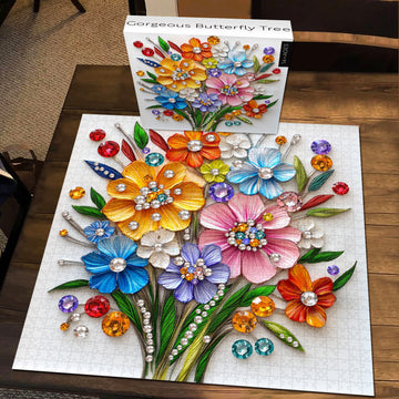 Kristall Wildblumen Puzzle 1000 Stücke